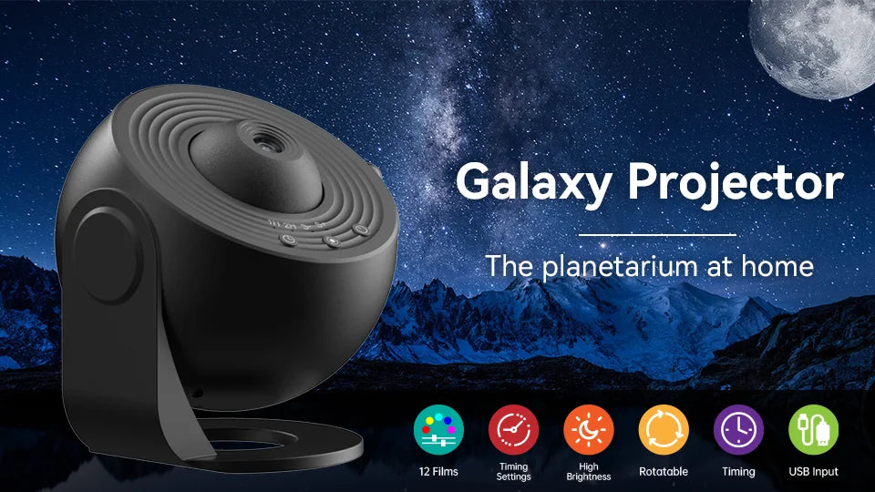 Le cadeau qui laisse sans voix — Projecteur Galaxie 360°